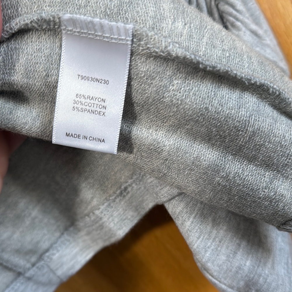 Gray Open Front Cardigan - Picture 4 of 5